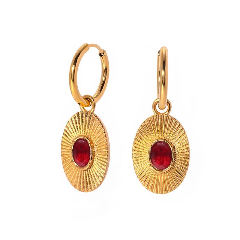 Eternal Radiance Collection Earrings (Ruby Red)
